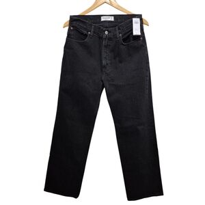 A&F 90s Relaxed High Rise Jeans Black Denim SIZE 29/8R New - Abercrombie & Fitch